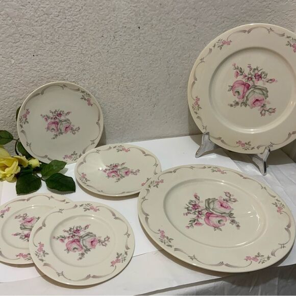 Castleton China U.S.A Belrose 6.25" Bread And Butter Plates Set Of 3 - Picture 3 of 10